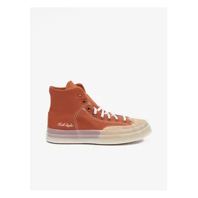 Brown Mens Ankle Sneakers Converse Chuck Marquis Sportwear - Men