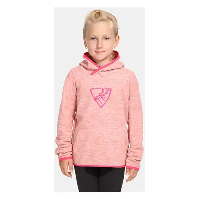 Children's fleece hoodie Kilpi FLOND-JG Pink