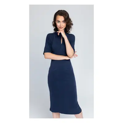 Benedict Harper Woman's Dress Lara Navy Blue