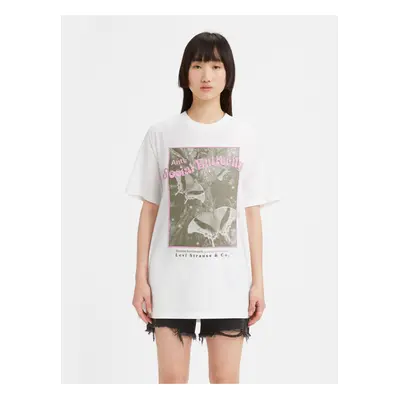 Levi&#39;s White Women Oversize T-Shirt Levi&#39;s® Antisocial - Women