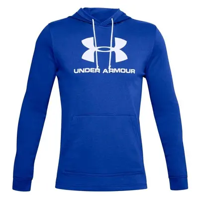 Men's Under Armour SPORTSTYLE TERRY LOGO HOODIE blue