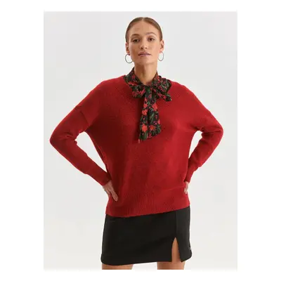 Women's red sweater TOP SECRET - Women