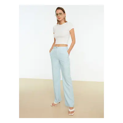 Light Blue Trendyol Pants - Women