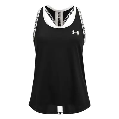 Children's tank top Under Armour Knockout Tank - black