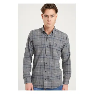 G701 DEWBERRY MEN'S SHIRT-ANTHRACITE