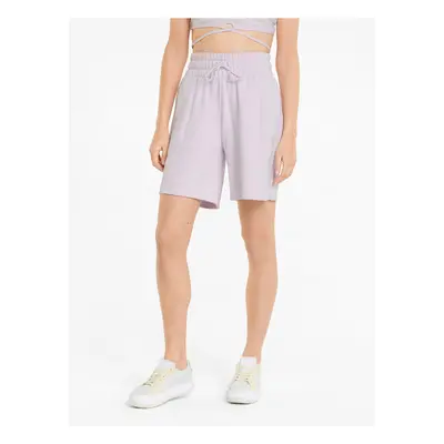 Light purple Puma Womens Shorts - Women