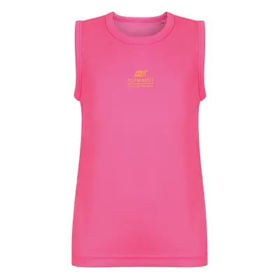 Children's quick-drying tank top ALPINE PRO NEQO neon knockout pink