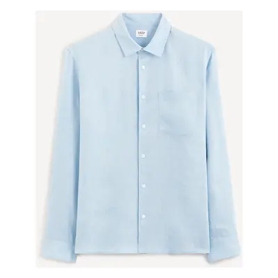 Celio Linen Shirt Baflax regular - Men