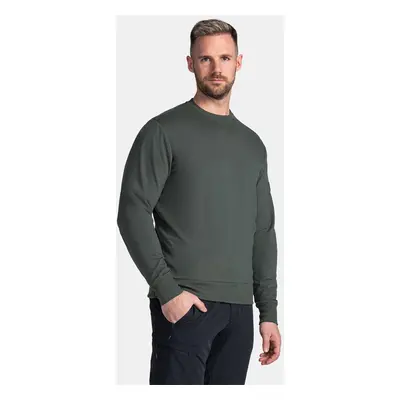 Men's crewneck sweatshirt Kilpi OIRAN-M Dark green