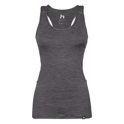 Women's quick-drying tank top Hannah RINA anthracite mel