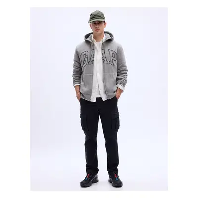 GAP Sweatshirt with sherpa logo - Men