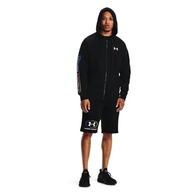 Men's Under Armour Sweatshirt RIVAL FLC LOCKERTAG FZ HD-BLK