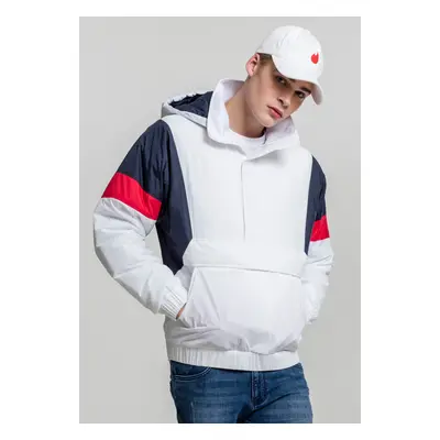 3-Tone Tug Jacket White/Navy/Fiery Red