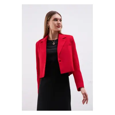 Gusto Short Jacket - Red