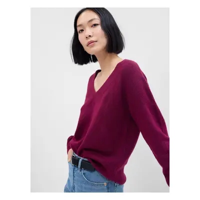 GAP Knitted sweater with V-neck - Women