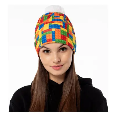 Mr. GUGU & Miss GO Woman's Blocks Beanie WB21WH