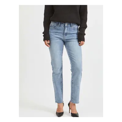 Blue Straight Fit Jeans VILA Stray - Women