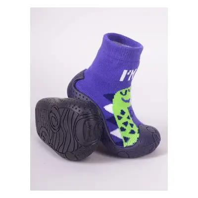 Yoclub Kids's Baby Boys' Anti-Skid Socks With Rubber Sole P3