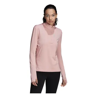 adidas Own The Run 1/2 Zip Wonder Mauve Women's T-Shirt