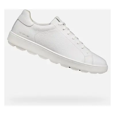 White men's sneakers Geox Spherica Ecub-1 - Men's