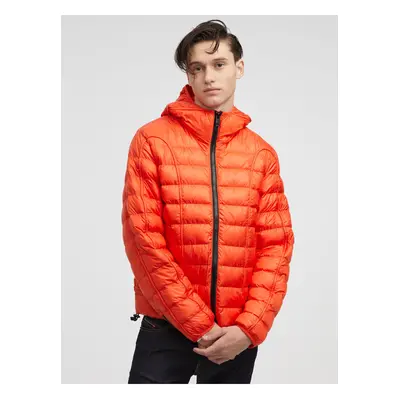 Red Men's Quilted Winter Jacket Diesel - Men's