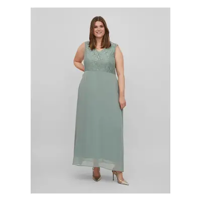 Light green women's maxi-dresses VILA Betina - Ladies