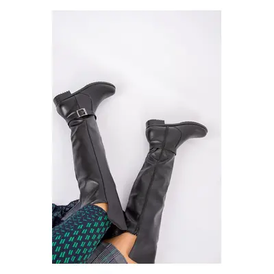 Fox Shoes Black Women's Boots