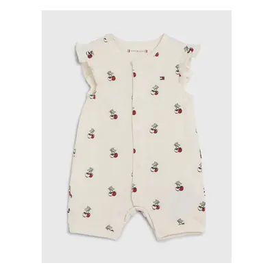 Creamy Girly Patterned Body Tommy Hilfiger Baby Cherry - Girls