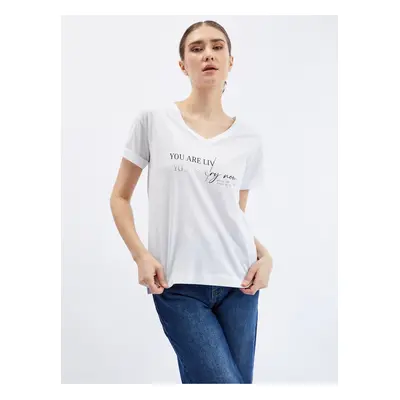 Orsay White Womens T-Shirt - Women