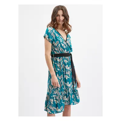 Orsay Petroleum Women Floral Dress - Women