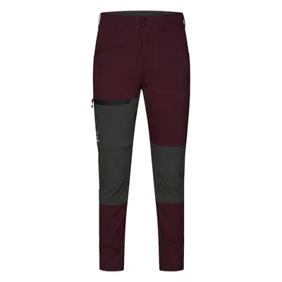 Women's trousers Haglöfs Lite Slim Dark Red/Grey