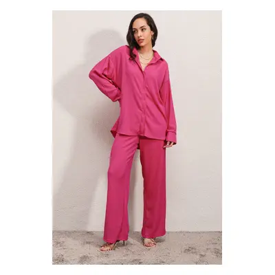 Bigdart Knitted Double Wear Set - Fuchsia