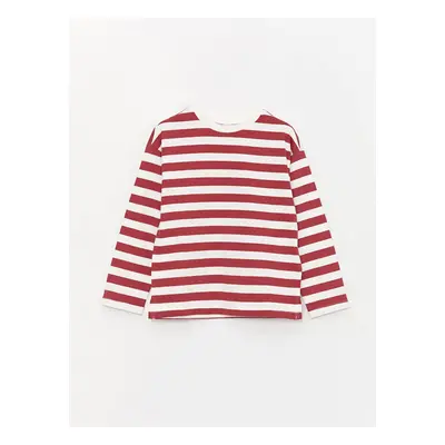 LC Waikiki Crew Neck Striped Long Sleeve Girl's T-Shirt