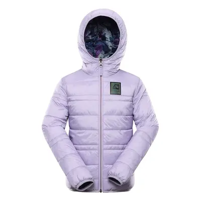 Children's reversible jacket hi-therm ALPINE PRO EROMO pastel lilac variant pd