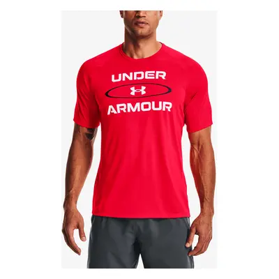 Men's T-shirt Under Armour Tech 2.0 WM Graphic SS-RED