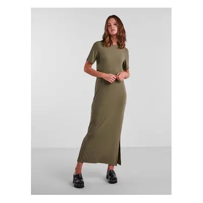 Khaki Women's Basic Maxi Dress Pieces Kylie - Women's