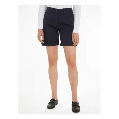 Dark blue Womens Shorts Tommy Hilfiger - Women