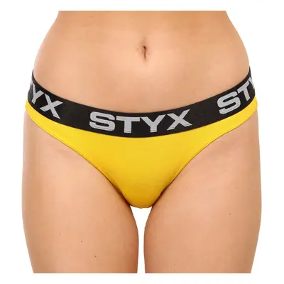 Women's panties Styx sports rubber yellow