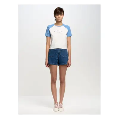 Big Star Woman's Shorts Medium Denim-364