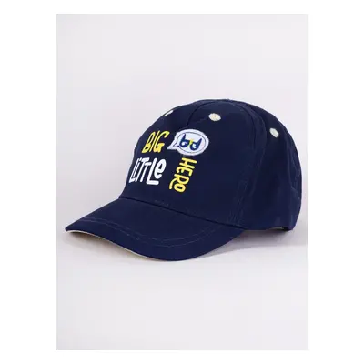 Yoclub Kids's Boy's Baseball Cap CZD-0627C-A100 Navy Blue