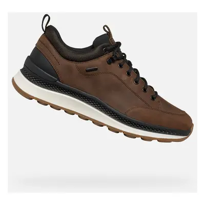 Brown men's sneakers Geox Spherica Actif X2 - Men's