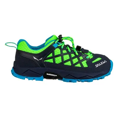 Children's outdoor shoes Salewa Wildfire Ombre Blue/Fluo Green UK 12.5 (Kid)