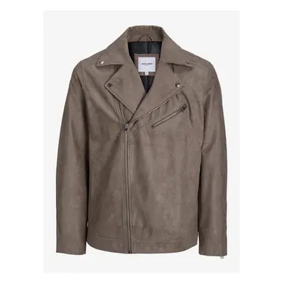 Brown men's suede jacket Jack & Jones Rocky - Men's