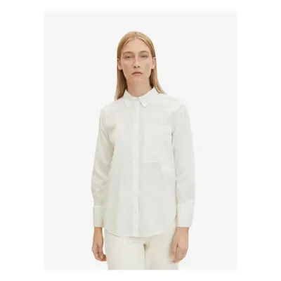 Cream women's shirt Tom Tailor - Women's