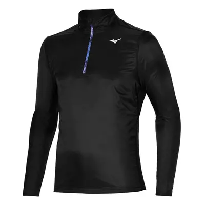 Mizuno Hybrid LS HZ/Black Men's Sweatshirt