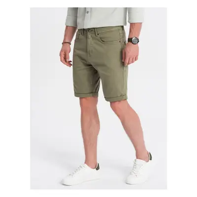 Ombre CHINO men's shorts - khaki