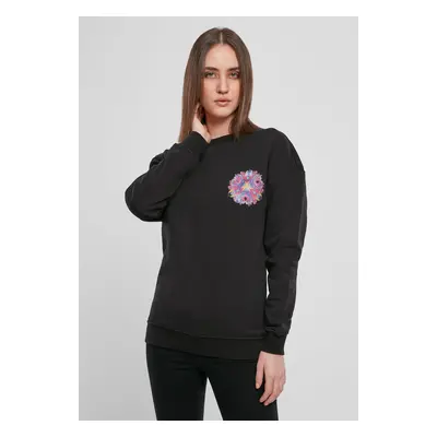 Women's Mandala Crewneck Sweatshirt Black