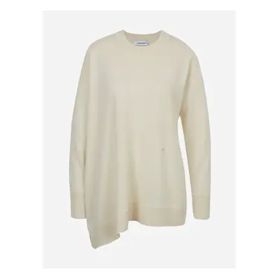 Calvin Klein Sweatshirt Cashmere Asymetric - Women