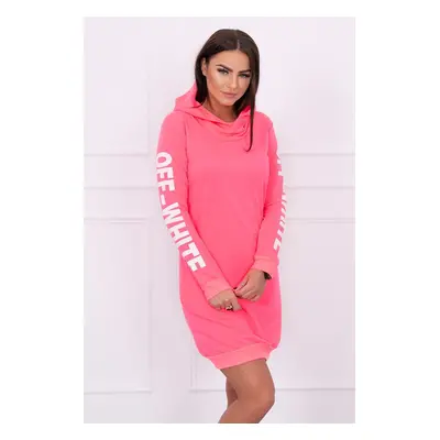 Dress Off White pink neon