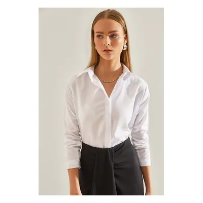 Bianco Lucci Women's Basic Shirt